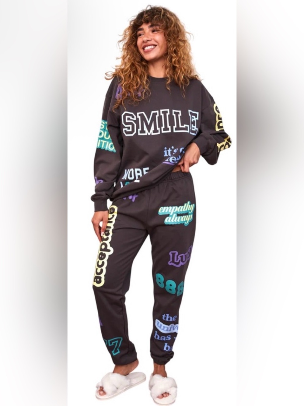The Mayfair Group Affirmation Sweats - Charcoal M/L